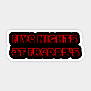 FIVE NIGHTS AT FREDDY’S Sticker